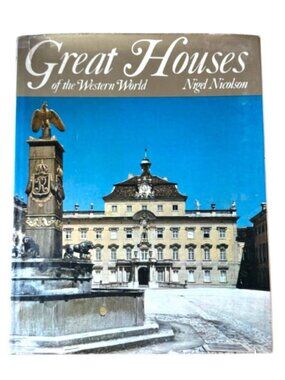 Great Houses of the Western World, Nigel Nicolson 1968, Vintage Architecture Cof